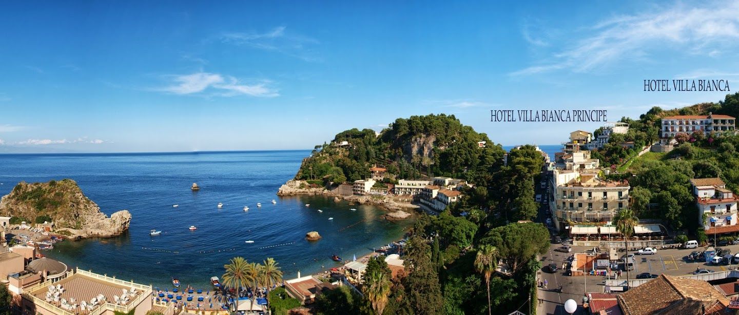 Hotel Villa Bianca Resort タオルミーナ エクステリア 写真